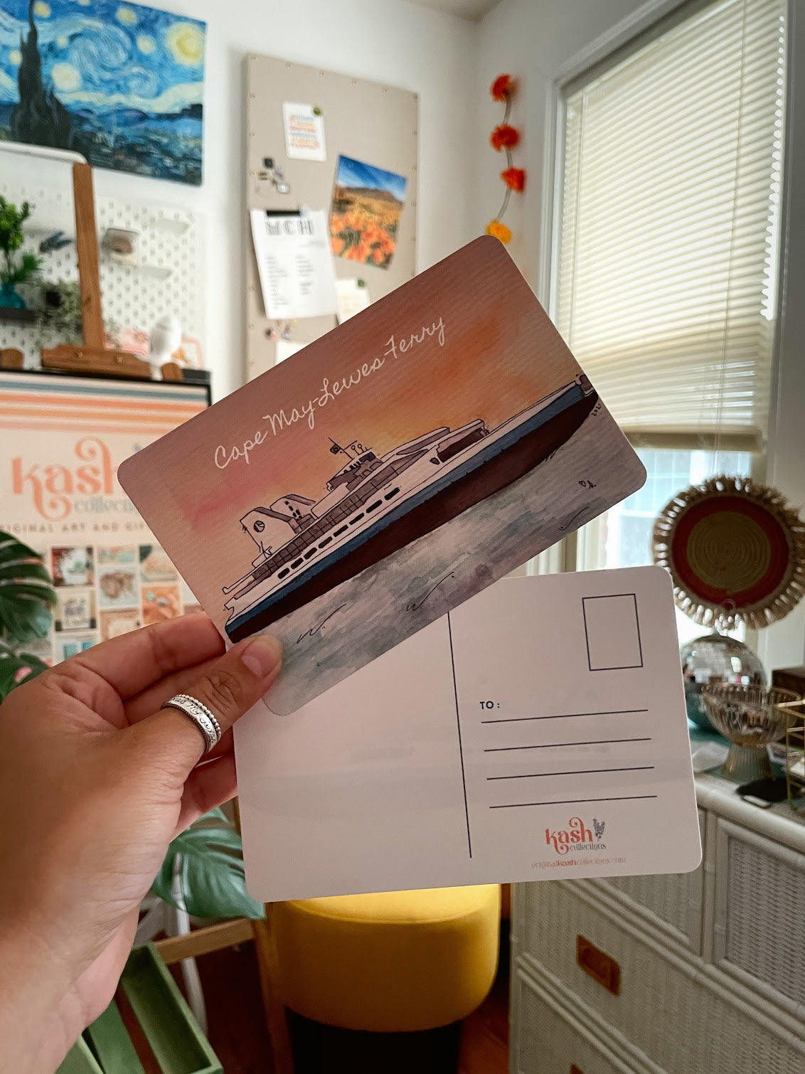 Cape May-Lewes Ferry Post Card