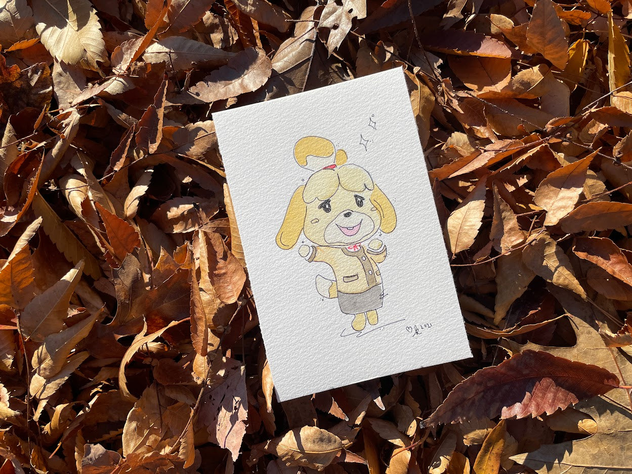 Isabelle from Animal Crossing Print