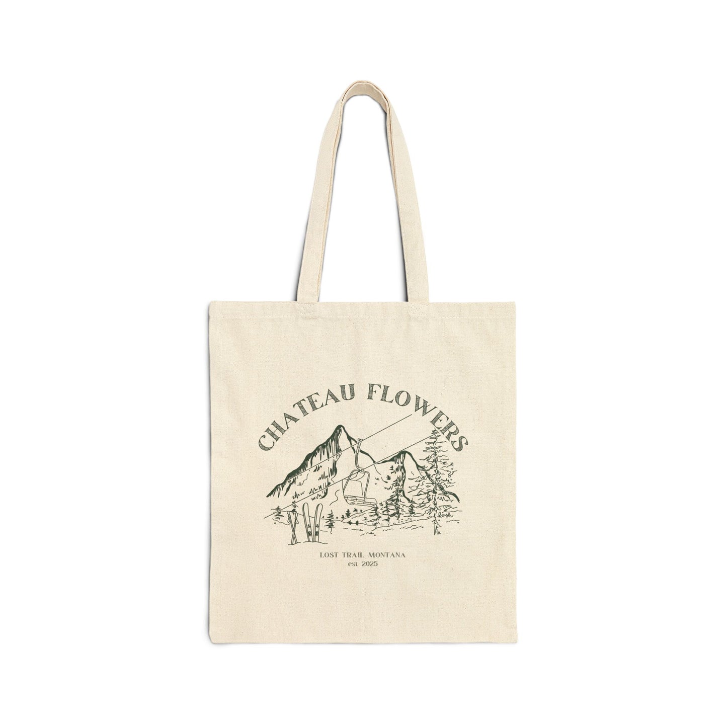 Chateau Flowers Tote Bag