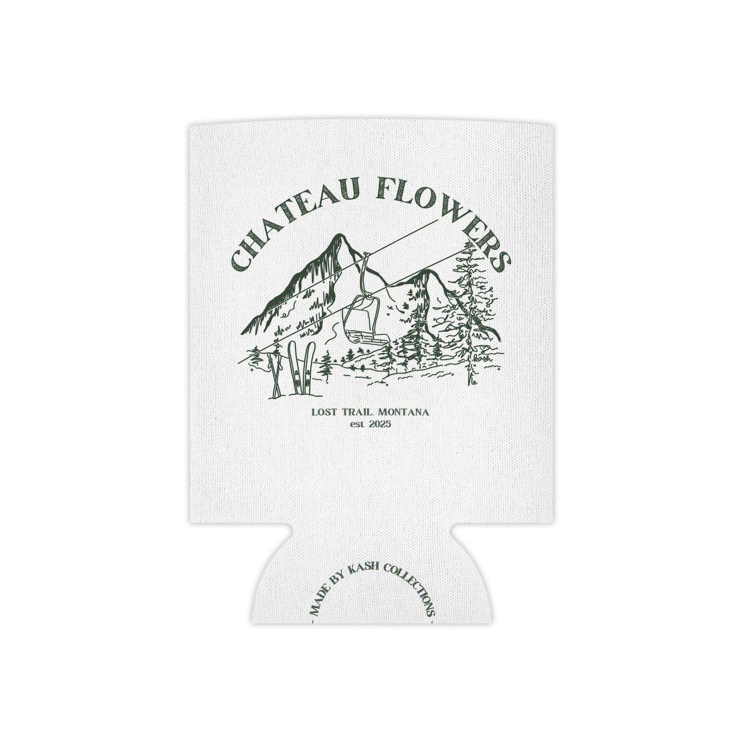 Chateau Flowers Can Cooler (2 sizes)