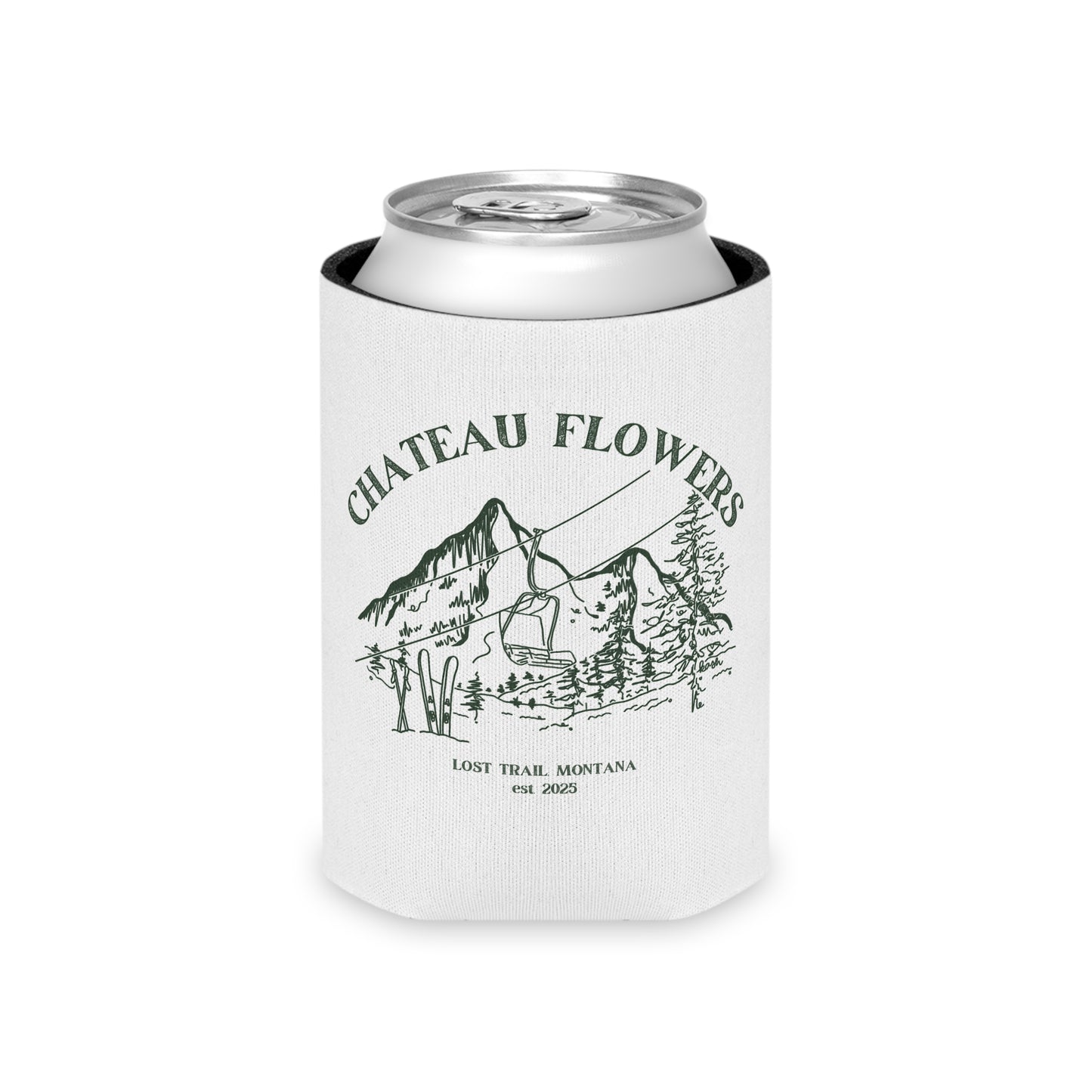 Chateau Flowers Can Cooler (2 sizes)