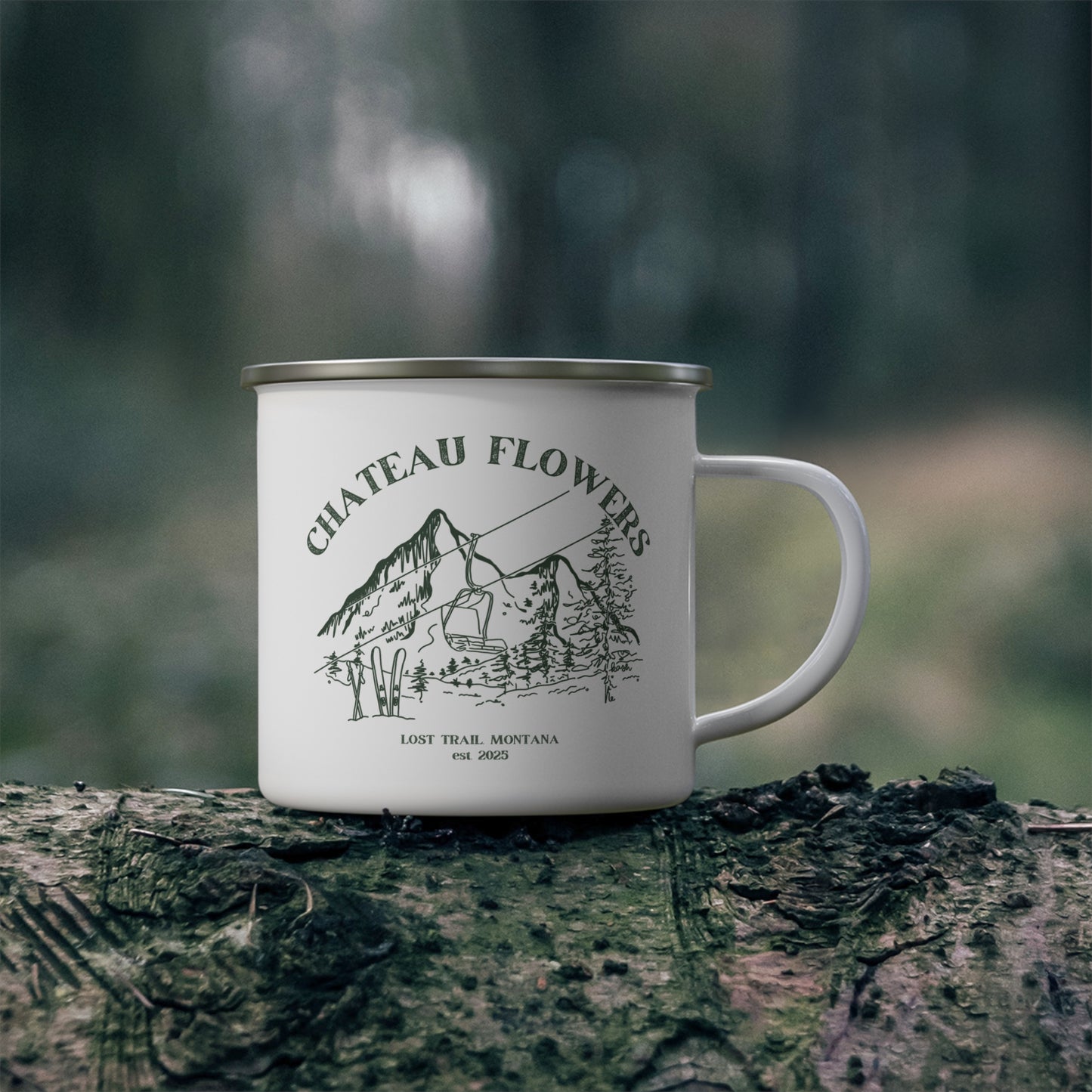 Flowers Camping Mug