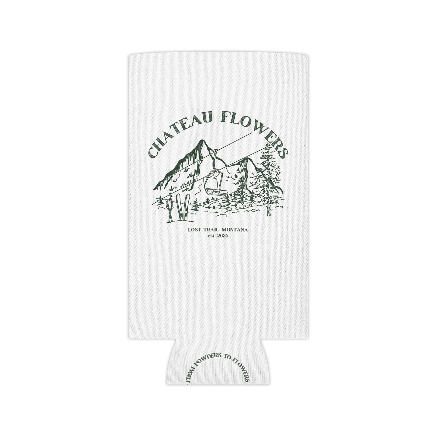 Chateau Flowers Can Cooler (2 sizes)