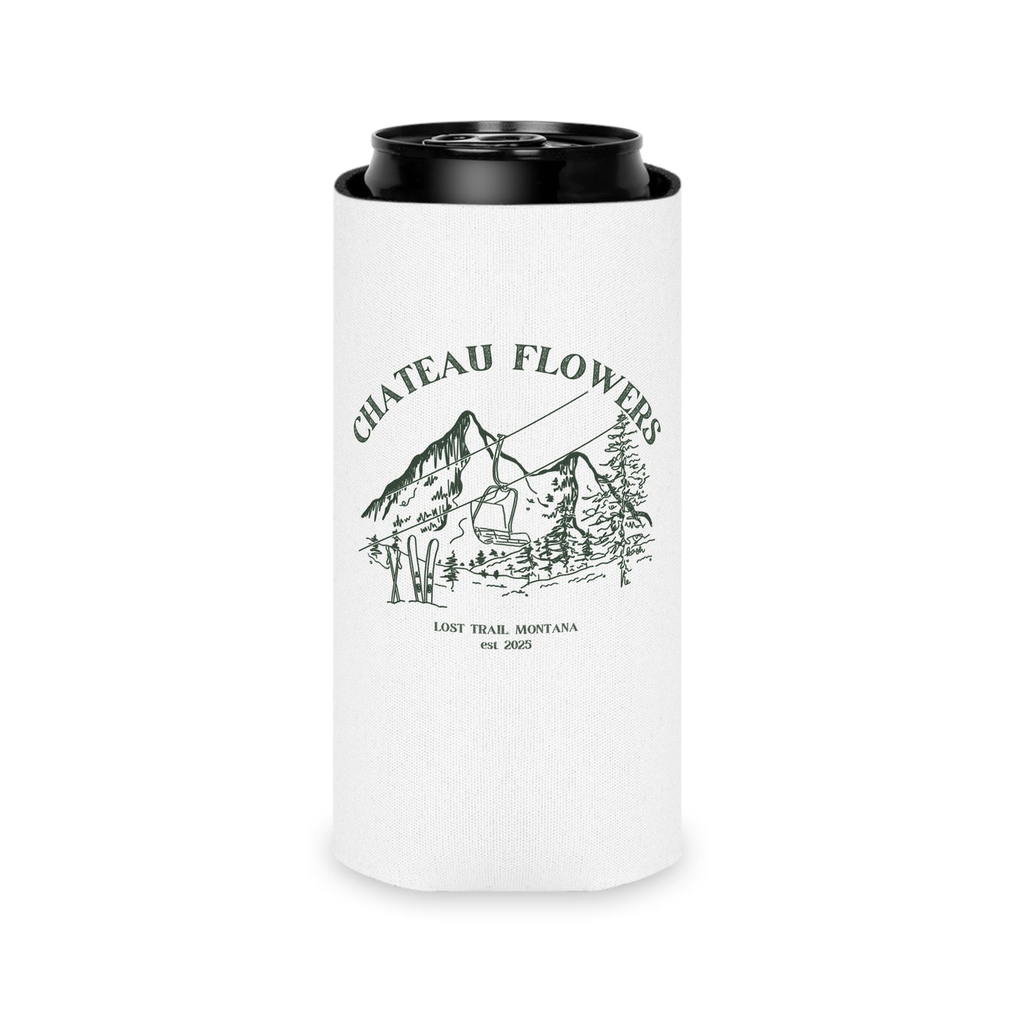 Chateau Flowers Can Cooler (2 sizes)