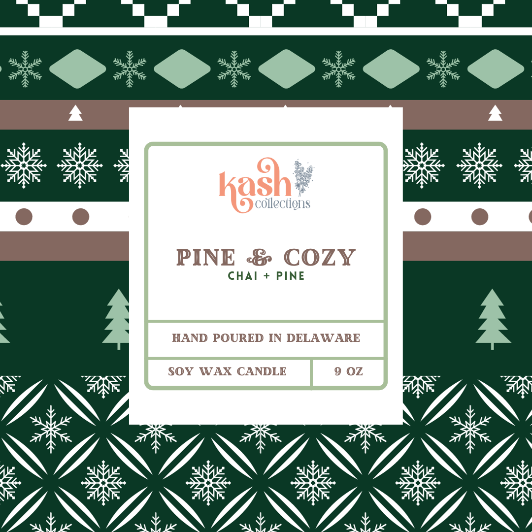 Pine & Cozy: Cinnamon Chai and Pine Candle
