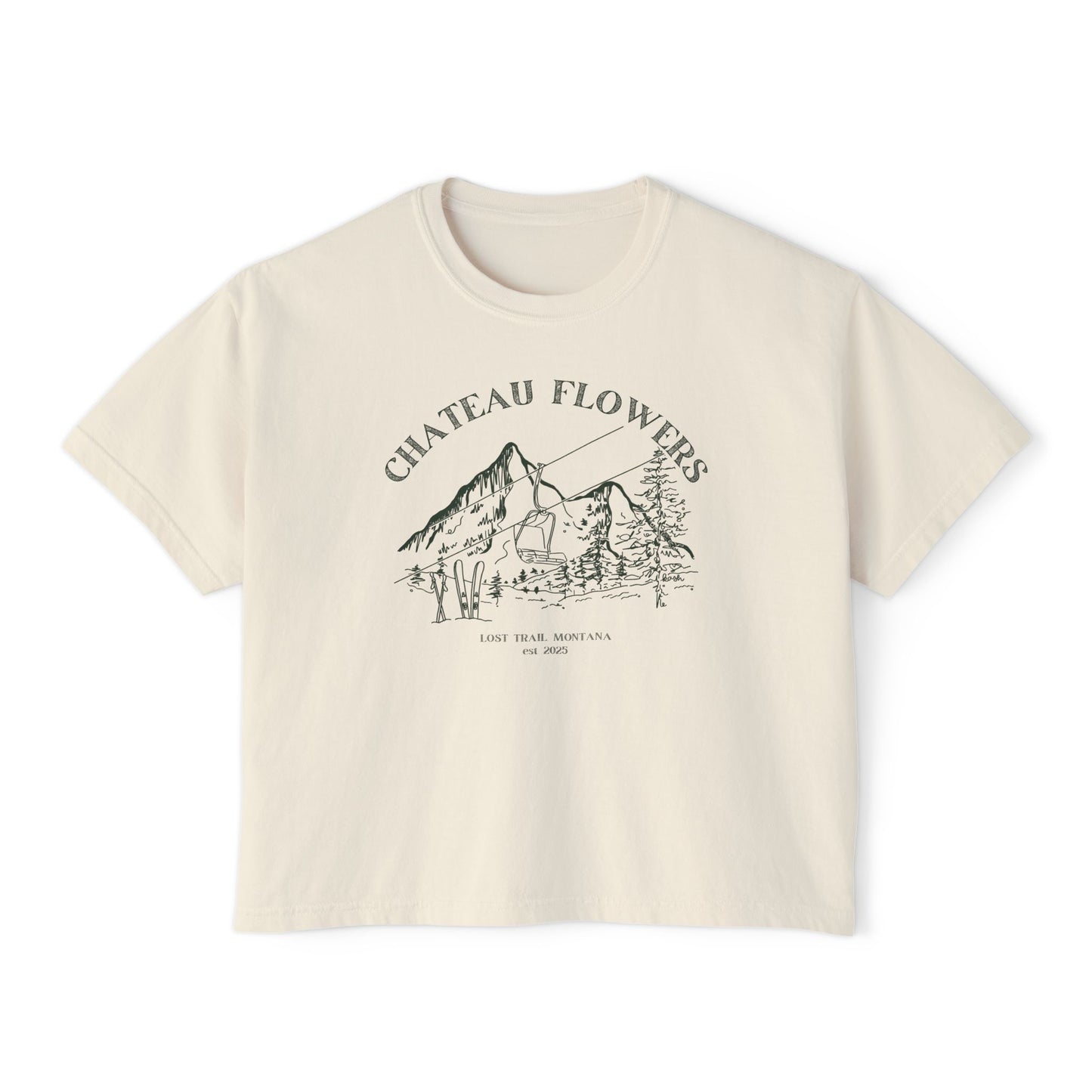 Chateau Flowers Women's Boxy Tee