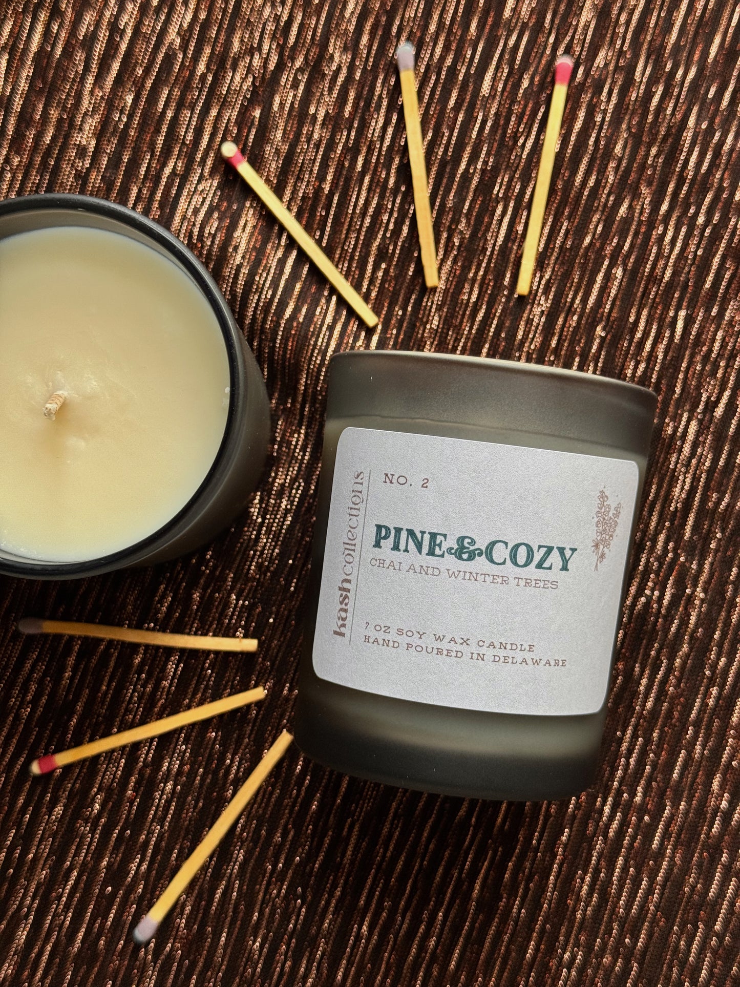 Pine & Cozy: Cinnamon Chai and Pine Candle