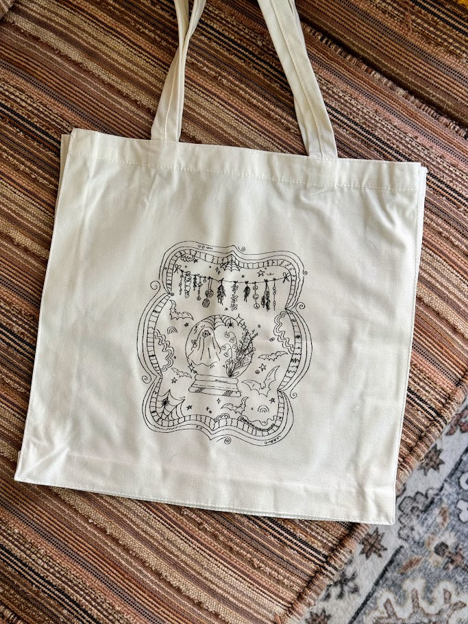 Groovy Ghost Tote