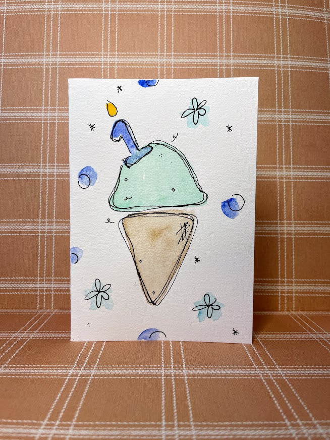 First Scoop Birthday Card
