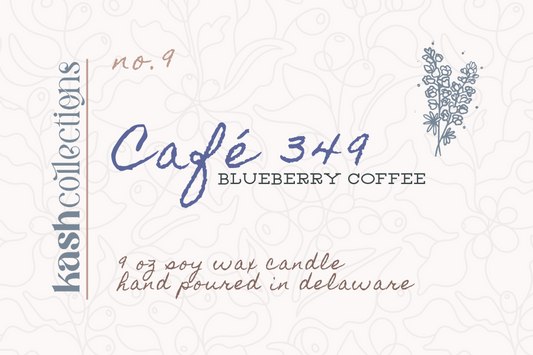 Café 349: Blueberry Coffee Candle