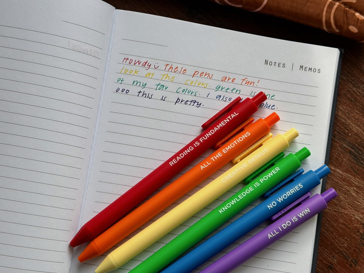 Pen Jotter Colorful 6 Pack