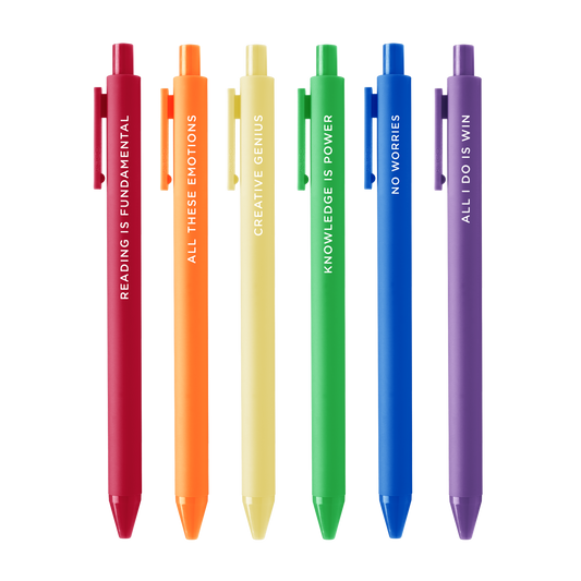 Pen Jotter Colorful 6 Pack