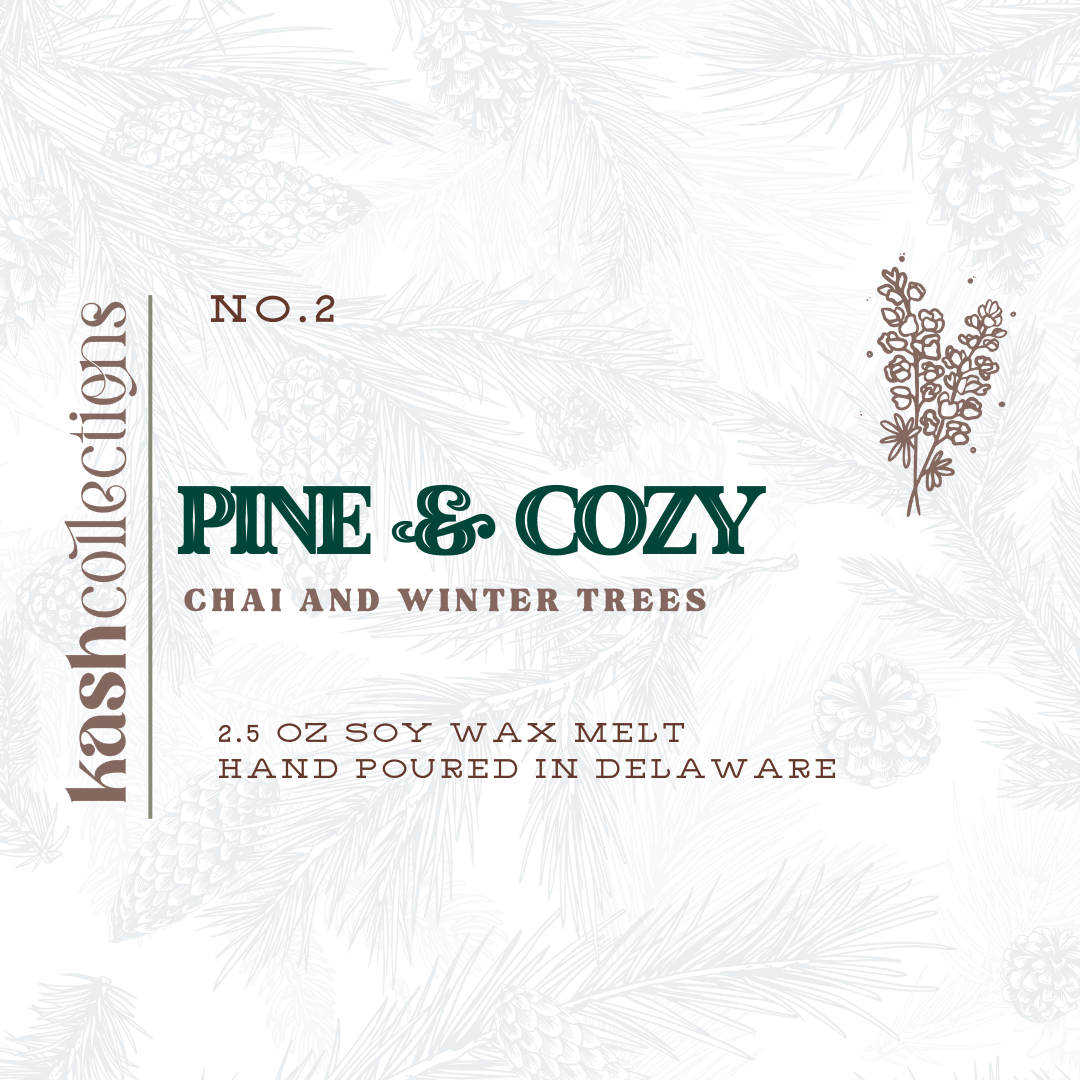 Pine & Cozy: Cinnamon Chai and Pine Candle