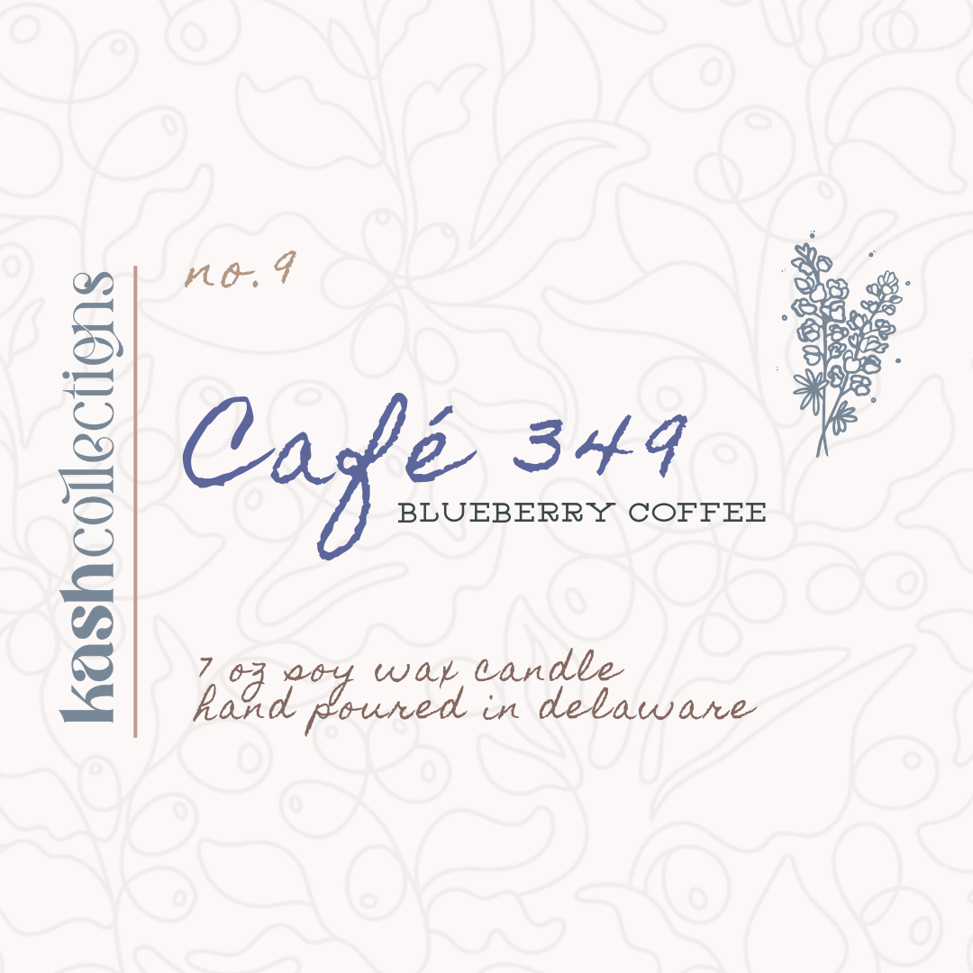 Café 349: Blueberry Coffee Candle