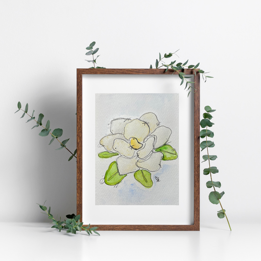 Magnolia Floral Print