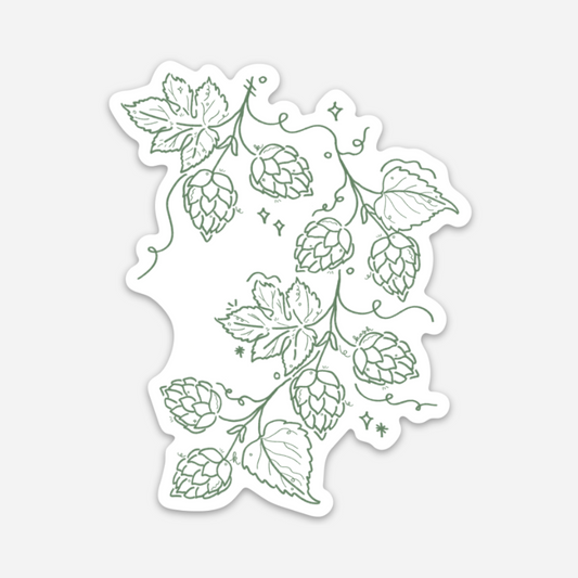 Hops Vine Sticker