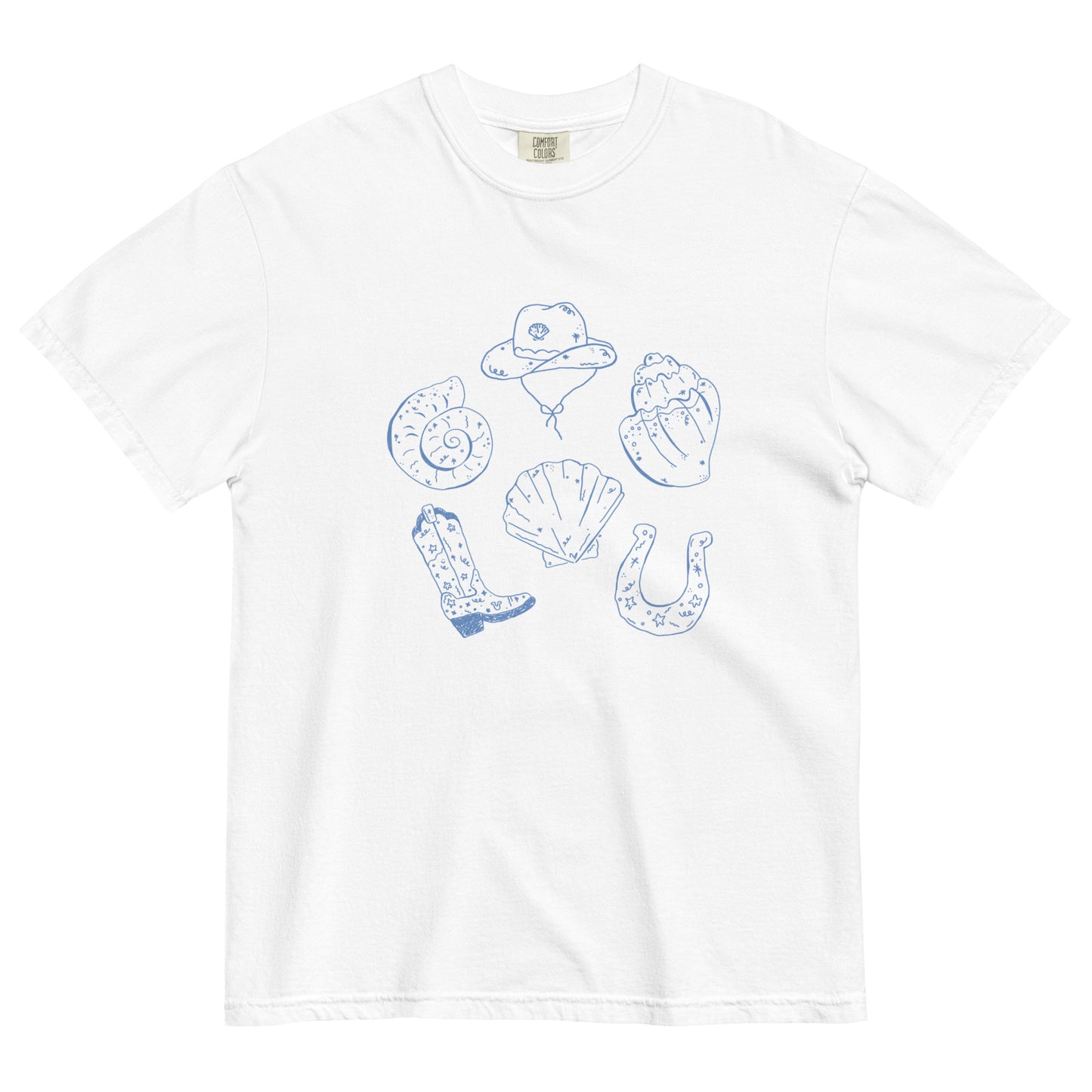 Salty Cowgirl Doodle Tee