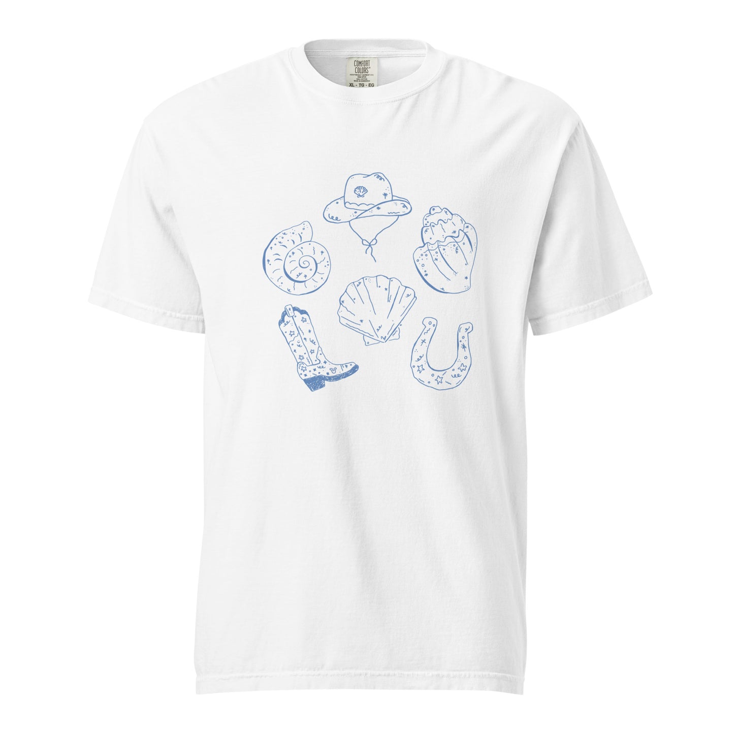 Salty Cowgirl Doodle Tee