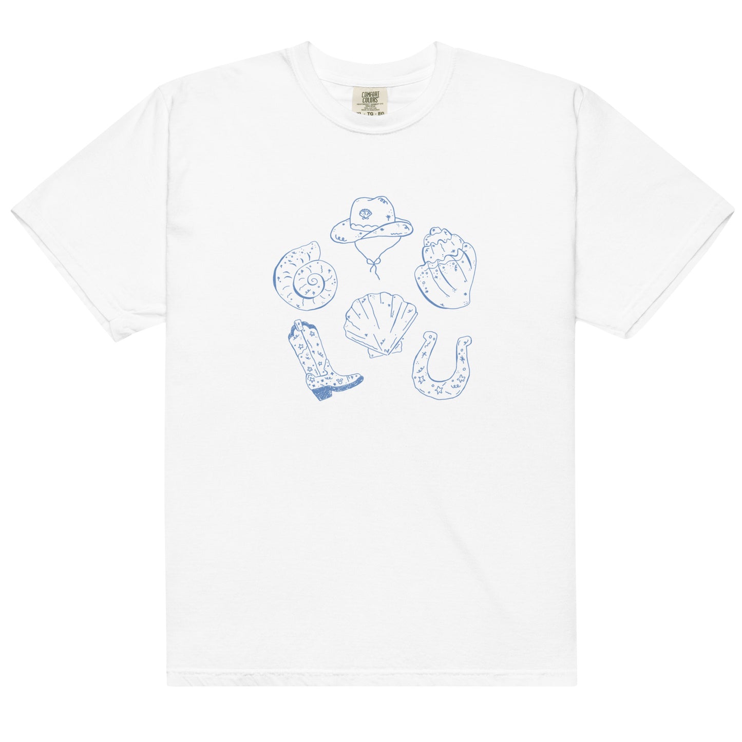 Salty Cowgirl Doodle Tee