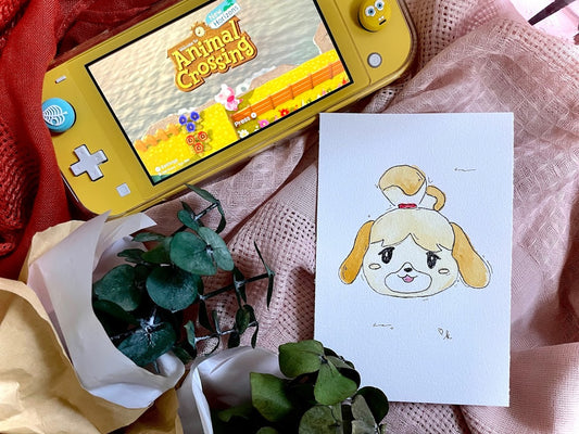 Isabelle from Animal Crossing Print