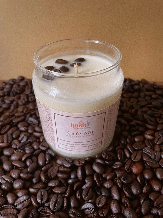 Café 331: Fresh Vanilla Coffee Candle
