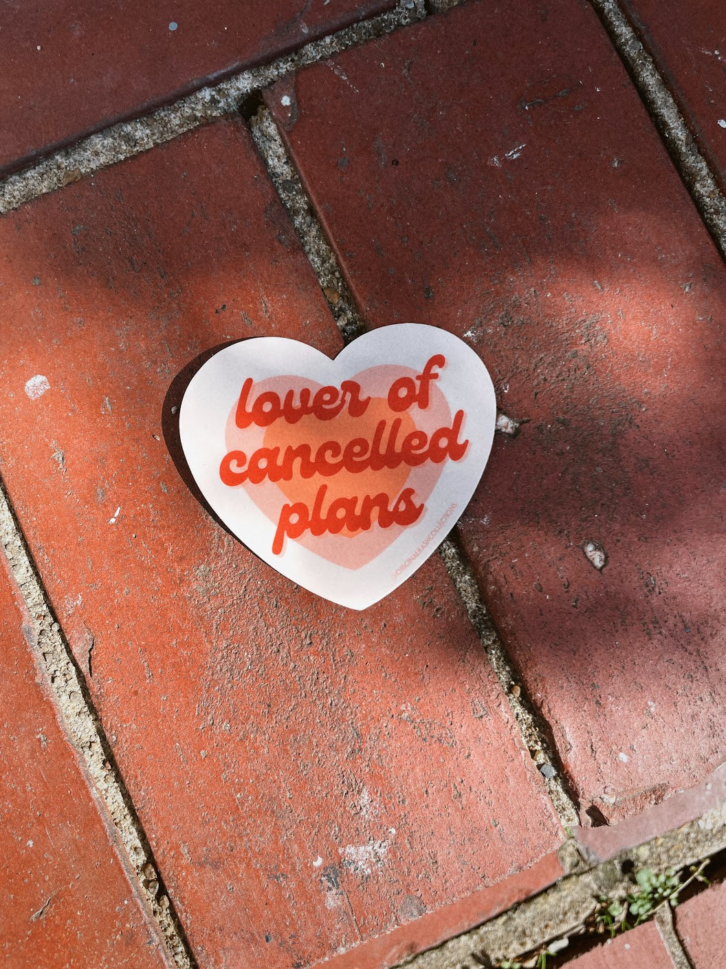 Lover of Cancelled Plans Sticker